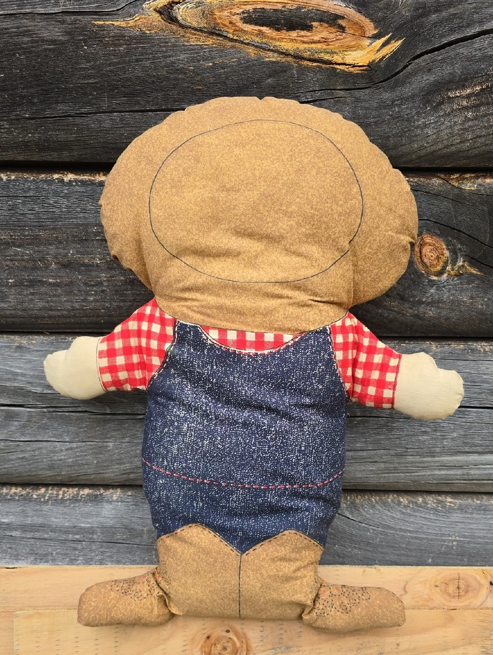 Vintage 70s Cowboy Cowgirl Pillow 20
